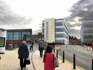 The rear of the building shows off the three planned floors, which will become host to 53,000sq ft of office space