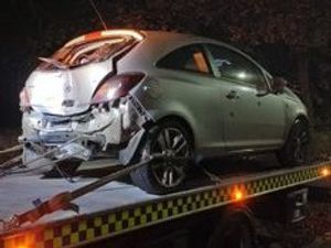 Supporting image for story: Car crashes into wall in Wolverhampton