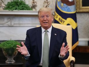 Supporting image for story: Donald Trump repeats claims he is being unfairly targeted by social media sites