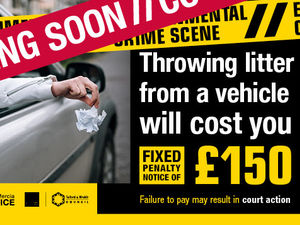 Supporting image for story: New crackdown on littering from vehicles coming into force later this month