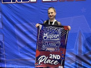 Supporting image for story: Newport student soars to success at national cheerleading competition