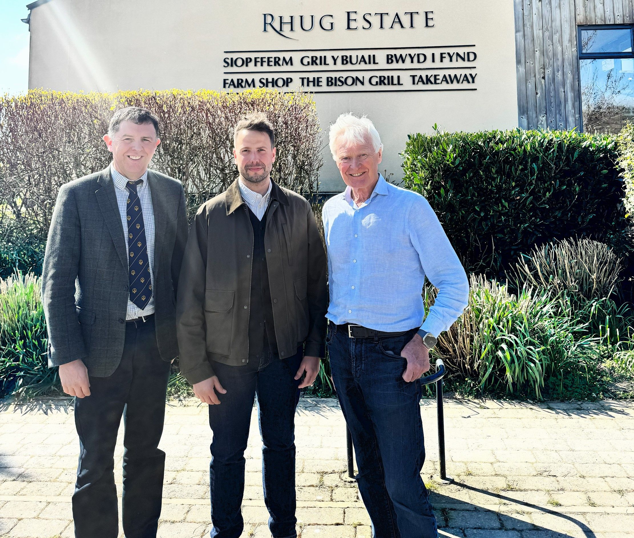Lord Newborough welcomed Fortnum and Mason to Rhug Estate 