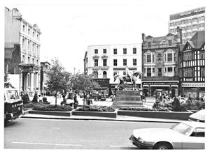 Queen Square, Wolverhampton, July 1978.