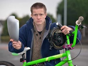Supporting image for story: 'Nobody stopped to ask if I was alright': Walsall College student knocked from bike in hit and run