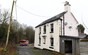 A fire at the Cheshire Cheese pub, Doseley Road, Dawley - PIcture: Sam Bagnall
