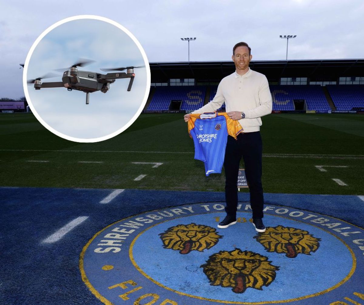 Drones deployed: Gavin Cowans high-tech and busy start at Shrewsbury Town Drones deployed: Gavin Cowans high-tech and busy start at Shrewsbury Town