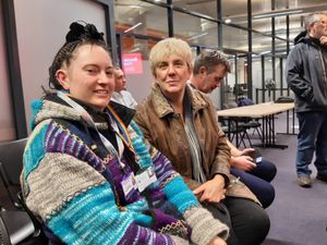 Councillors Sophia Vaughan-Hodkinson, left, and Councillor Tammy Wood of the still intact Stirchley & Brookside Parish Council. Picture: LDRS