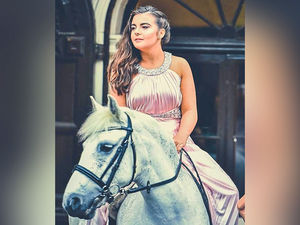 Supporting image for story: Shropshire school proms 2017: Nancy rides to the ball in style