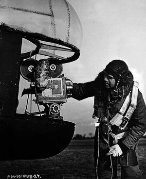 Photograph taken during filming