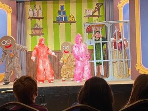 Wicked witch's house of sweets in Hansel and Gretel