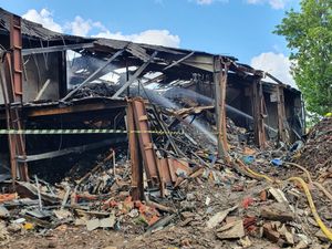 Supporting image for story: Fire leaves Halesowen waste site ‘unsafe’