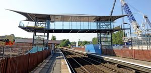 Take a look at the new footbridge 