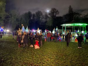 Local choirs entertained the crowd at Willenhall Park Christmas Festival.