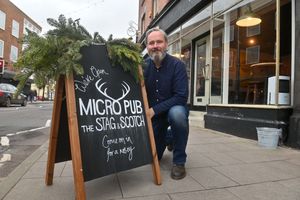 LAST COPYRIGHT NATIONAL WORLD STEVE LEATH 31/12/24Pics in Newport along the High Street at new Micro Pub: Stag and Scotch, run by: Darren Wood.