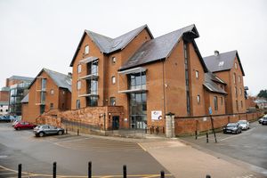 Shropshire Council HQ at Guildhall in Frankwell, Shrewsbury