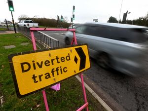 Supporting image for story: Water main works under way as commuters dealing with 22-mile diversion route and three-month road closure