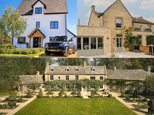 The three houses are worth a combined £8.5 million