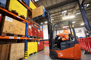 Forklift truck training at PLT Training