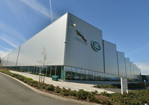 Around 1,400 people work at Jaguar Land Rover's i54 site next to the M54 motorway