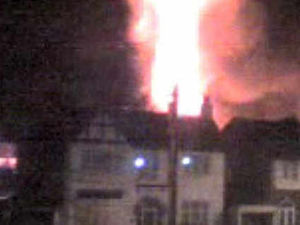 Supporting image for story: Blasts rock street as gas cylinders blow up