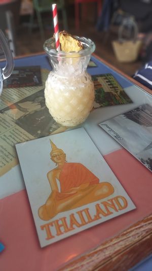 You can choose from a selection of cocktails or mocktails  