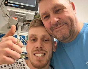 Josh Moseley (left) and his father Jason