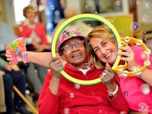 Supporting image for story: Market Drayton care home residents get singing and dancing