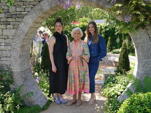 Supporting image for story: Dame Mary Berry and Bridgerton cast among celebrities at Chelsea Flower Show