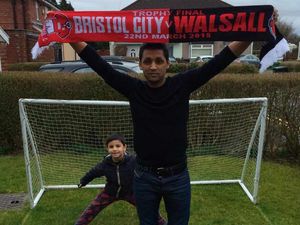 Supporting image for story: Clash of rivalries for Walsall fan and Bristol resident