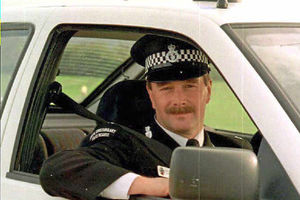 Special constable Nigel Mansell with Cornwall Police