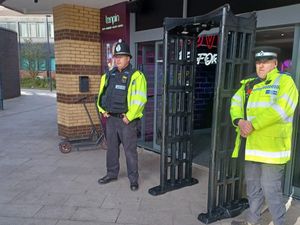 Supporting image for story: Police set up knife arch outside popular Telford venue