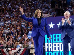 Supporting image for story: Harris vows ‘new way forward’ as she criticises Trump’s abortion stance