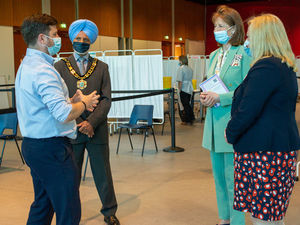 Supporting image for story: 'Each volunteer and member of staff should be immensely proud': Shropshire's Lord-Lieutenant praises county's Covid vaccination service