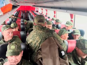 Supporting image for story: Russia and Ukraine ‘swap hundreds more prisoners’ hours after Kyiv strike