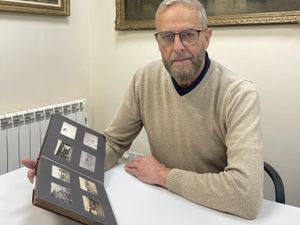 Supporting image for story: Unseen images from 1910 Bournemouth air races discovered at Stafford property 
