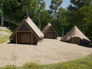 Supporting image for story: Iron-Age roundhouses in education plan for former Shropshire quarry site 