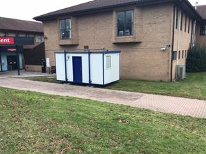 Supporting image for story: Coronavirus testing pods set up at hospitals after NHS demand