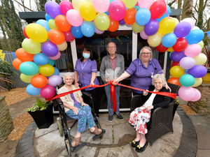 Supporting image for story: Visitor pod opens at care home to allow residents see loved ones