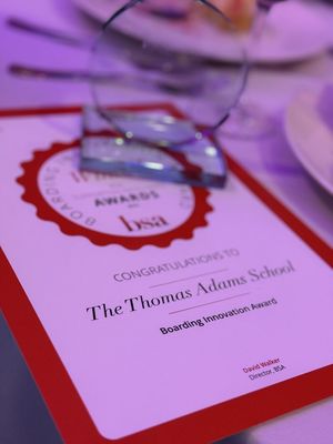Thomas Adams School in Wem has won the Boarding Innovation
Award at the Boarding Schools’ Association (BSA) Supporting Excellence Awards. 