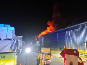 Fire crews shared photographs from the scene. Photo: Montgomery Fire Station