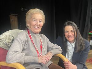 Mindu with Perryfields Headteacher Claire Harris