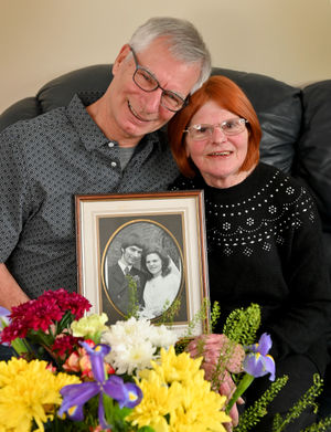 Ron and Liz Mullinder from Trench celebrate their golden wedding anniversary