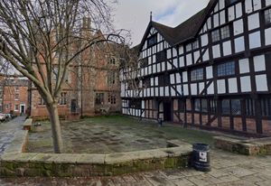 The bar is planned for the courtyard outside Rowley's Mansion. Picture: Google Streetview