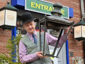 Supporting image for story: Victorian lantern for sale at Shropshire antiques centre shines a light on region's past
