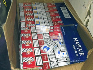 Supporting image for story: Raid on shop nets illegal haul of tobacco valued at £15,000