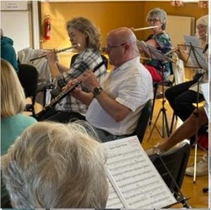 Alveley Village Band in Rehearsal