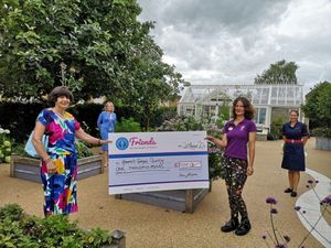 Supporting image for story: Horatio’s Garden at Shropshire hospital benefits from £1,000 donation