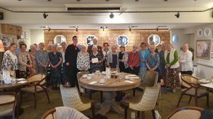 Oswestry Deputy Mayor Cllr Jonathan Upton with the CSRF Oswestry Group