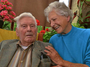 Supporting image for story: WWII couple mark 70th anniversary