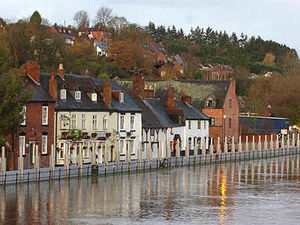 Supporting image for story: Barriers erected as flooding fears grow